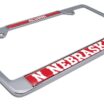 Nebraska Cornhuskers Alumni Chrome License Plate Frame image 3