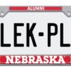 Nebraska Cornhuskers Alumni Chrome License Plate Frame image 4