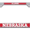 Nebraska Cornhuskers Alumni Chrome License Plate Frame image 1