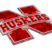 University of Nebraska Red 3D Reflective Decal image 3