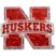 University of Nebraska Red 3D Reflective Decal image 1