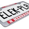 Nebraska Cornhuskers Chrome License Plate Frame image 2