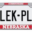 Nebraska Cornhuskers Chrome License Plate Frame image 4