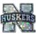 University of Nebraska Silver 3D Reflective Decal image 1