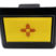 New Mexico Flag Black Hitch Cover image 2