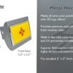 New Mexico Brushed Chrome Hitch Cover image 3