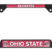 Ohio State Buckeyes Black License Plate Frame image 1