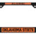 Oklahoma State Alumni Black 3D License Plate Frame image 3