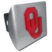 University of Oklahoma Red Brushed Hitch Cover image 1