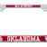 University of Oklahoma Alumni License Plate Frame image 1