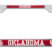 University of Oklahoma Sooners License Plate Frame image 1