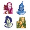 Wizard of Oz Portraits Decal 4-Pack image 1