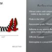 Wizard of Oz Ruby Slippers Reflective Decal image 4