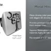 South Carolina Brushed Chrome Hitch Cover image 3