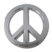 Peace Sign Chrome Emblem image 1