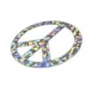 Reflective Silver Peace Sign Decal image 4