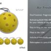 Pickleball Air Freshener 6-Pack image 3