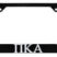 PIKE Fraternity Black Open License Plate Frame image 1