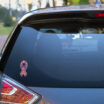 Pink Ribbon Reflective Decal image 8