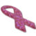 Pink Ribbon 3D Reflective Decal image 2