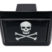 Pirate Flag Black Hitch Cover image 2