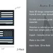 Police Flag Black Emblem 2-Pack image 5