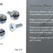 Police License Plate Frame Screw Caps image 5