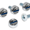 Police License Plate Frame Screw Caps image 3