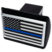 Police Flag Black Hitch Cover image 3