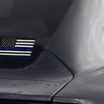 Thin Blue Line Police American Flag Reflective Decal image 2