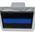 Police Flag Chrome Hitch Cover image 2