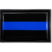 Police Thin Blue Line Black Metal Car Emblem image 1