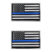 Police Flag Chrome Emblem Minis image 1