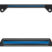 Police Blue Line Open Black License Plate Frame image 1