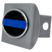 Police Oval Brushed Hitch Cover image 2