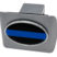 Police Oval Brushed Hitch Cover image 3