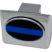 Police Oval Chrome Hitch Cover image 2