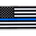 Premium Police Flag 3D Decal image 1