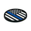 Police Flag Silicone Car Coasters image 5