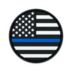 Police & USA Flag Silicone Car Coasters image 4
