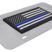 Thin Blue Line Police Flag Stainless Steel License Plate image 3