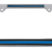 Police Blue Line Chrome License Plate Frame image 1