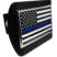 Police Flag Black Hitch Cover image 1