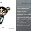Powerpuff Girls Buttercup Reflective Decal image 3
