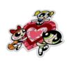 Powerpuff Girls Team Heart Reflective Decal image 6