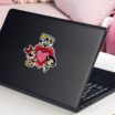 Powerpuff Girls Team Heart Reflective Decal image 7