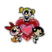Powerpuff Girls Team Heart Reflective Decal image 1