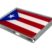 Puerto Rico Flag Chrome Emblem image 5