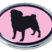 Pug Pink Chrome Emblem image 1