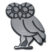 Rice University Owl Chrome Emblem image 1